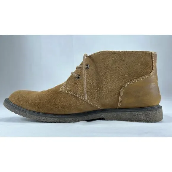 Bass Shoes Mens 10M Brown Radley Suede Chukka Desert Boots USA Versatile Manly - Picture 13 of 13